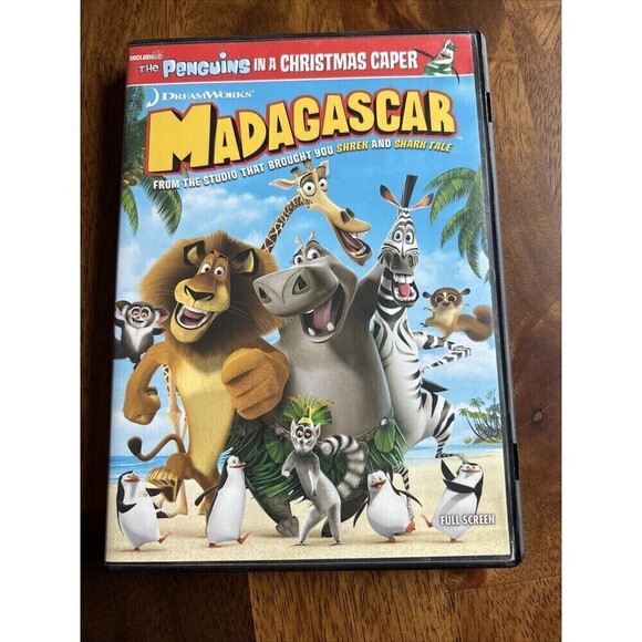 Madagascar (DVD, 2005) Dreamworks Full Screen - Picture 1 of 3